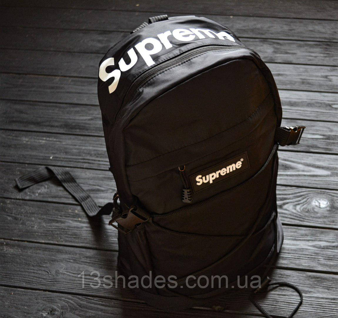 Рюкзак унісекс Supreme Backpack (чорний)
