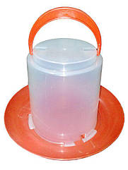 Вакуумна поїлка на 3 л для птахів (курей, курчат, курчат, перепелів, індиків, бройлерів, качок, гусей).