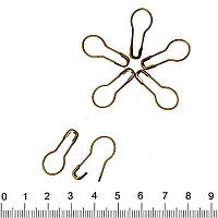 Шпилька англійська грушовидна 21 мм антик (56200.003)