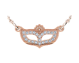 Підвіска - кулон срібна Маскарадна Маска, фото 2