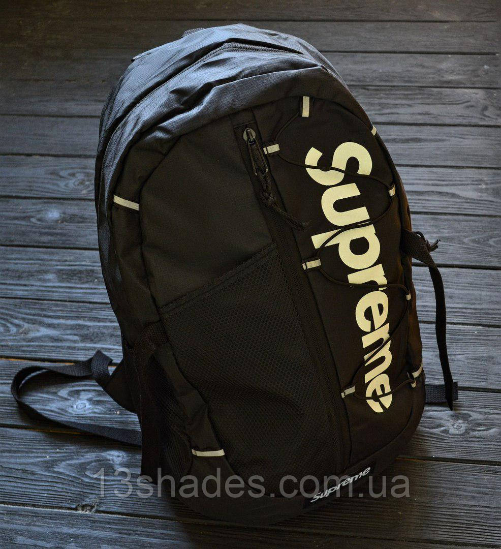 Рюкзак унісекс Supreme Backpack (чорний)