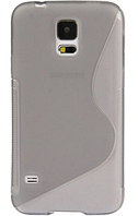 Силіконовий сірий чохол S Line для Samsung Galaxy S5