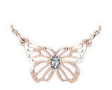 Підвіска - кулон срібний Метелик, фото 2