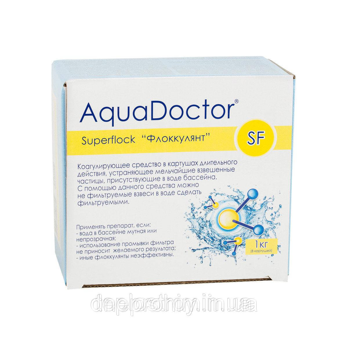 Коагулювальний засіб у мапашах AquaDoctor Superflock 1 кг, фото 1
