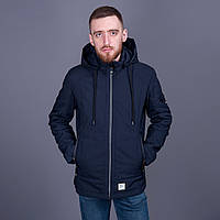 Чоловіча демісезонна куртка, темно-синього кольору