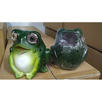 Декоративний Садовий світильник на сонячній батареї CAB83 Жаба