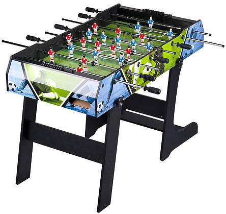 Настільний футбол Smart Football складаний, ігровий стіл футбол — 121,5 x 67 x 82 см, кікер, фото 1
