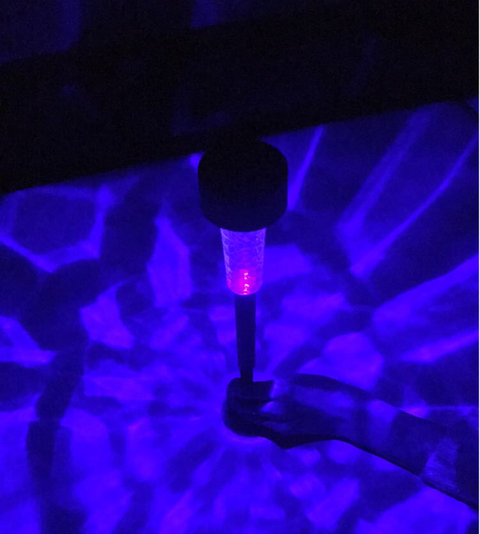 Декоративний Садовий світильник на сонячній батареї CAB93 RGB