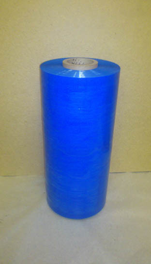 Стретч пленка паллетная синяя 23 мкм для машинной упаковки