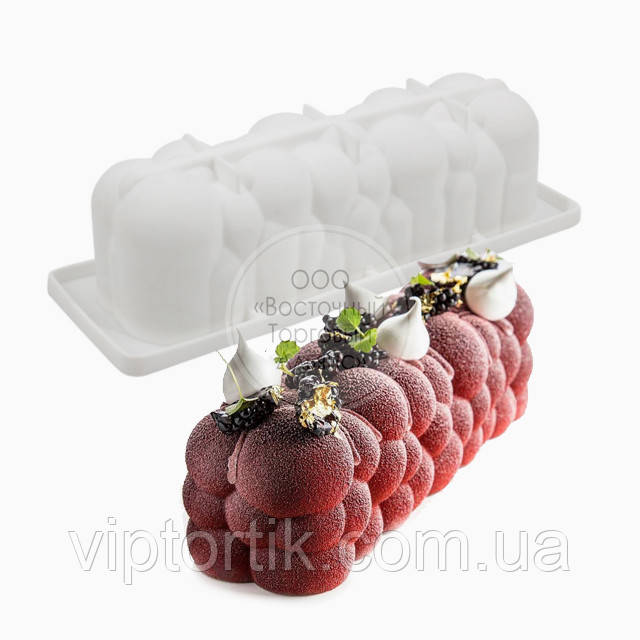 Форма силиконовая для муссовых тортов - Sushi Maki - 20х30 см - фото 4 - id-p679683348