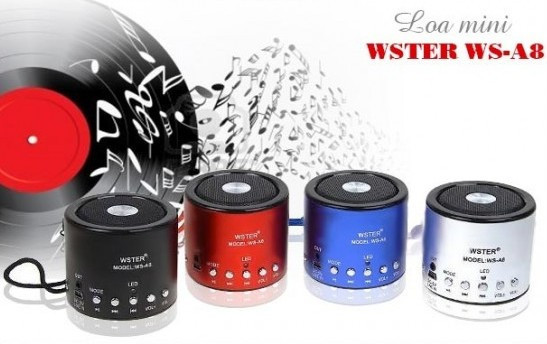 Портативна акустична система WS-A8 з радіо і mp3