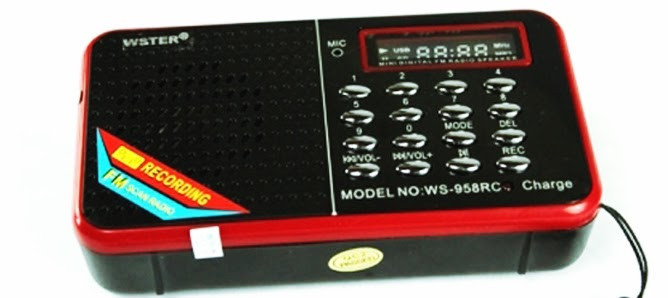 Портативна Колонка радіо MP3 SPS WS 958