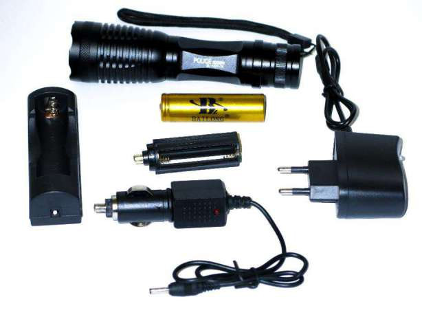 Тактичний ліхтар Bailong BL-1837-T6 50000W