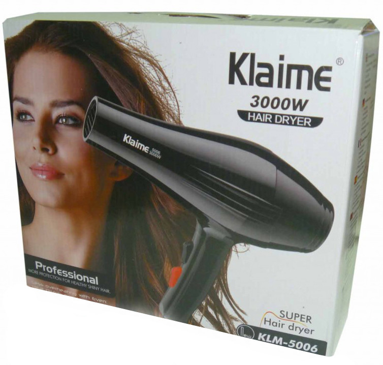 Фен для волосся Klaime klm-5006 3000W, фото 1