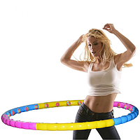 Обруч массажный Hula Hoop Хула Хуп Color Ball MS 0088