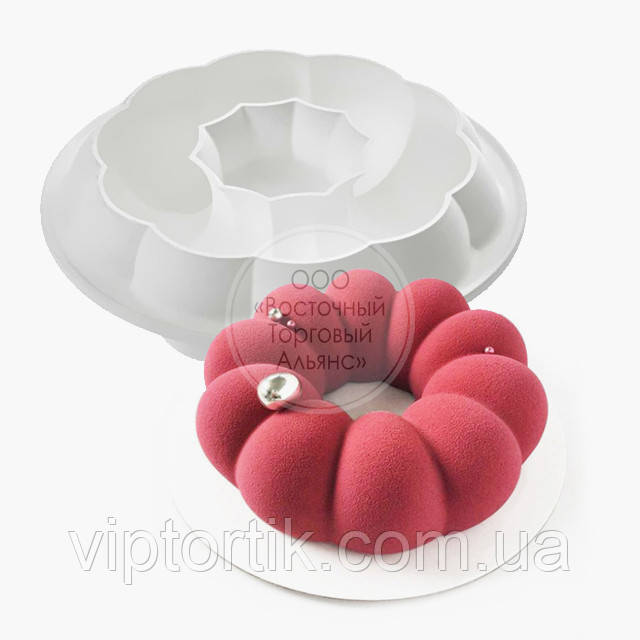 Форма силіконова для мусових тортів — Magia Del Tempo — 16 см, фото 1