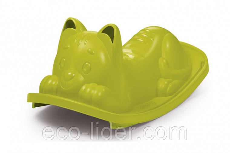 Гойдалка "Зелений кіт", 78х38х35 см, 18 міс.+, фото 1