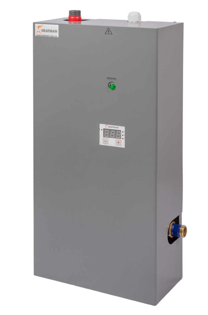 Котел електричний з насосом Heatman Trend 15 кВт 380 В, настінний електрокотел для приватного будинку, фото 1