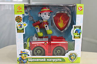 Герої Щенячий патруль Маршал червоний музика, світло CH-701 C
