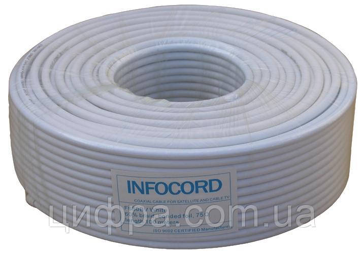 Кабель коаксіальний Infocord F660BV white