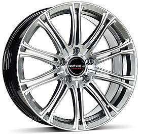 Диски Borbet CW1 колір Hyper Silver параметри 7J x 17" 4 x 108 ET 20