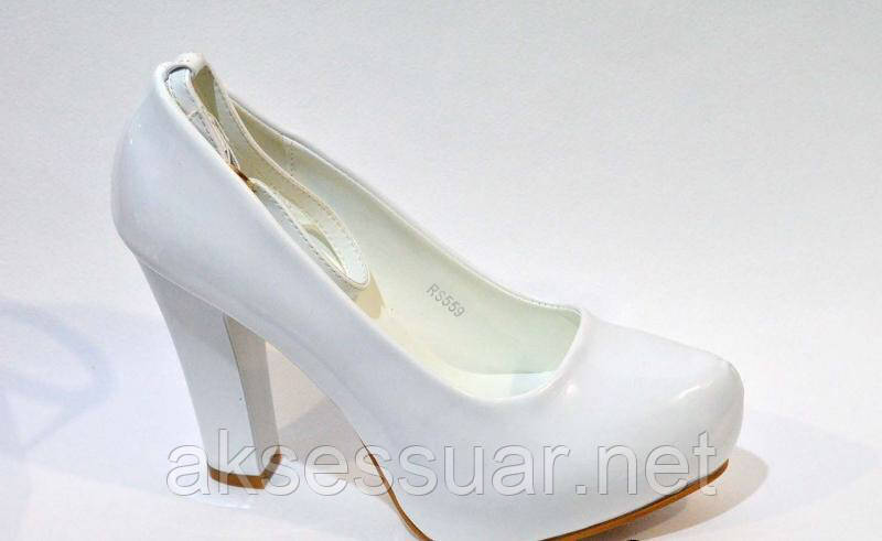 Белые женские туфли - фото 1 - id-p679885527