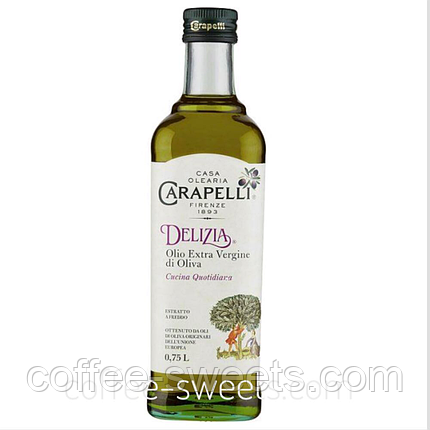 Олива Оливкова 1 л CARAPELLI Delizia Olio Extra Vergine di Oliva, фото 2