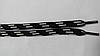 Шнурок (канат) з наконечниками чорно-білий 1.20, фото 3