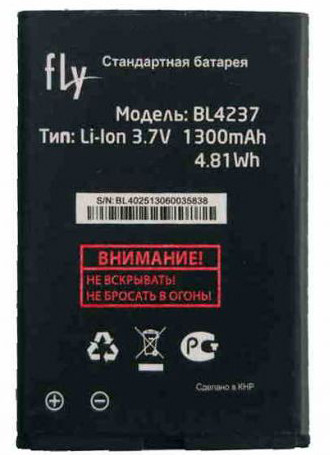 Аккумулятор BL4237 для Fly IQ245, IQ430 Evoke (1300mA\h)