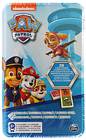 Настільна гра Spin Master доміно Paw Patrol в жерстяній коробці (SM98408/6033087)