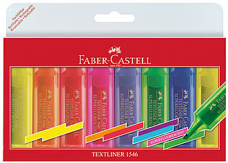 Набір маркерів текстових Faber-Castell Textliner 1546 Superfluor 8 шт. (6+2 жовтих), 154662