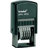 Мининумератор пластмассовый Trodat 6-разрядный, шрифт 3,8 мм 4836