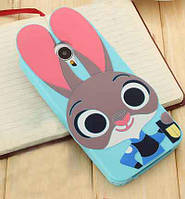 Силіконовий чохол в образі зайчихи Джуді Хоппс з веселого мультфільму Зверополис для Meizu M3 Note