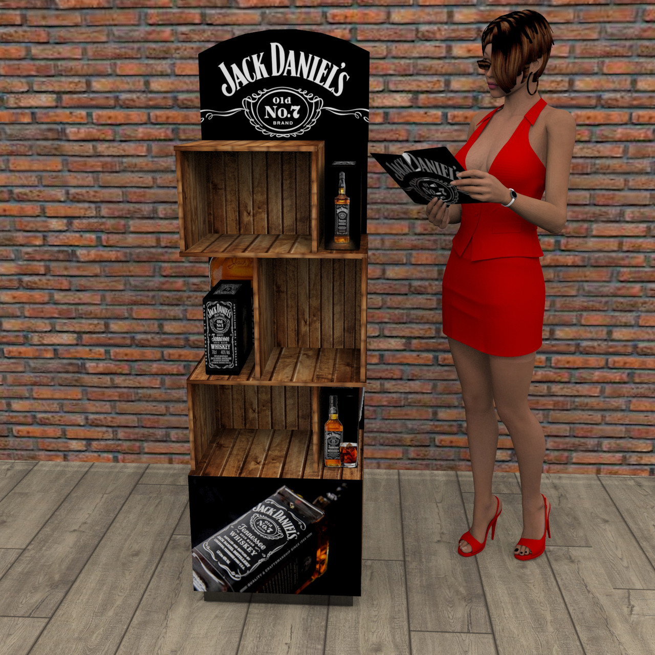 Стійки рекламні під віскі від GOLDISPLAY, фото 1