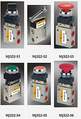 Механічні пневморозподільники серія МЈ322 (JM)