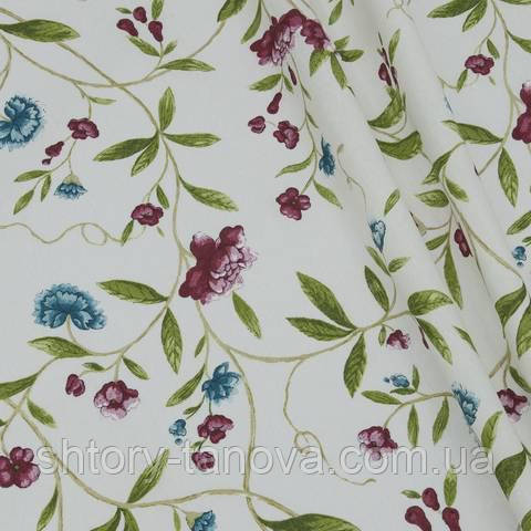Водовідштовхувальна тканину, квітковий принт, фото 1