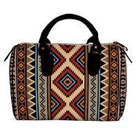 Сумка бочка Barrel Ornament with black handles 28x18x17 см (SB_15D074_BL)
