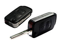 Корпус викидного ключа 2 кнопки Mercedes Benz W168 W202 W208 Лезо HU 64