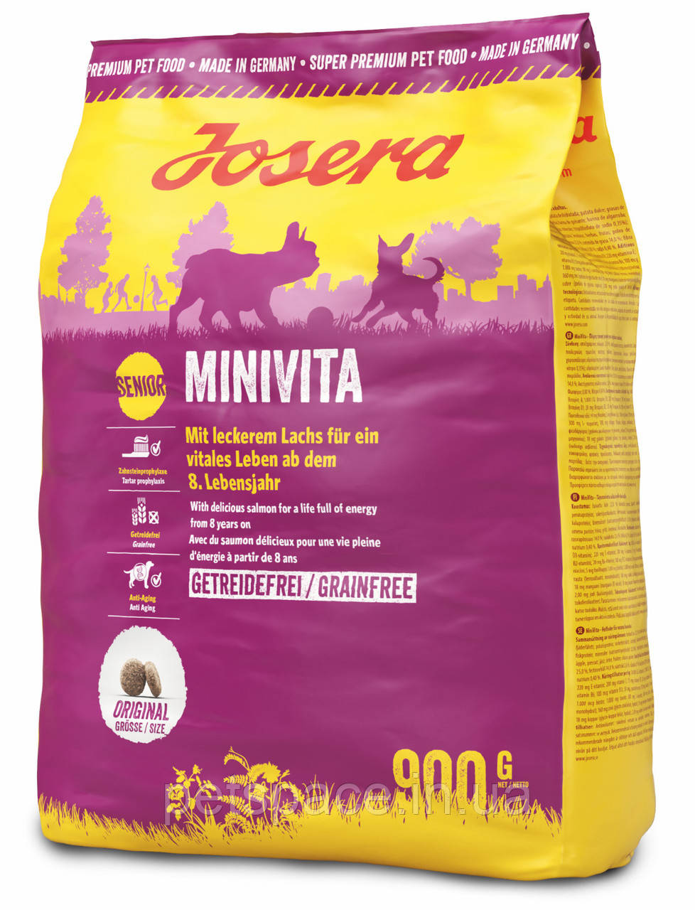 Корм Josera Minivita (Йозера Мінівіта для дрібних порід з лососем) 900 г