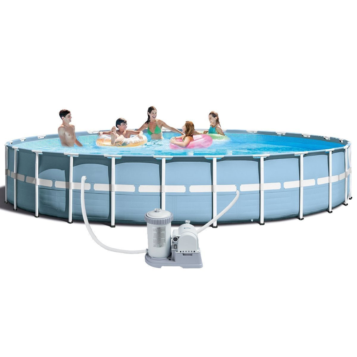 Intex 28762 (732х132 см) Каркасний басейн Metal Frame Pool , фото 1