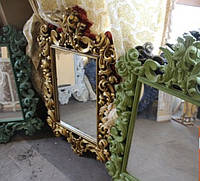 Класичні дзеркала для ванної Gold Art Line: родзинка ретро стилю