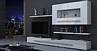 Вітальня стінка Jet Set AAAA MEBLE білий/білий глянець, фото 2