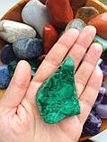 Малахіт L каміння для стоунтерапії, фото 2
