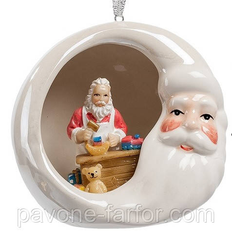 Порцелянова фігурка підвісна "Новорічні радості" (Pavone) CMS - 39/4, фото 1
