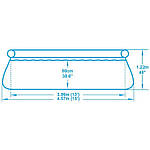 Надувний басейн Bestway 57289/57148 (457х122) з картриджним фільтром, фото 2
