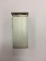 Меблева алюмінієва ніжка з пластмасовими вставками регульована