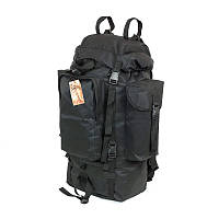 Туристичний армійський міцний рюкзак на 75 літрів чорний Кордура 900 ден