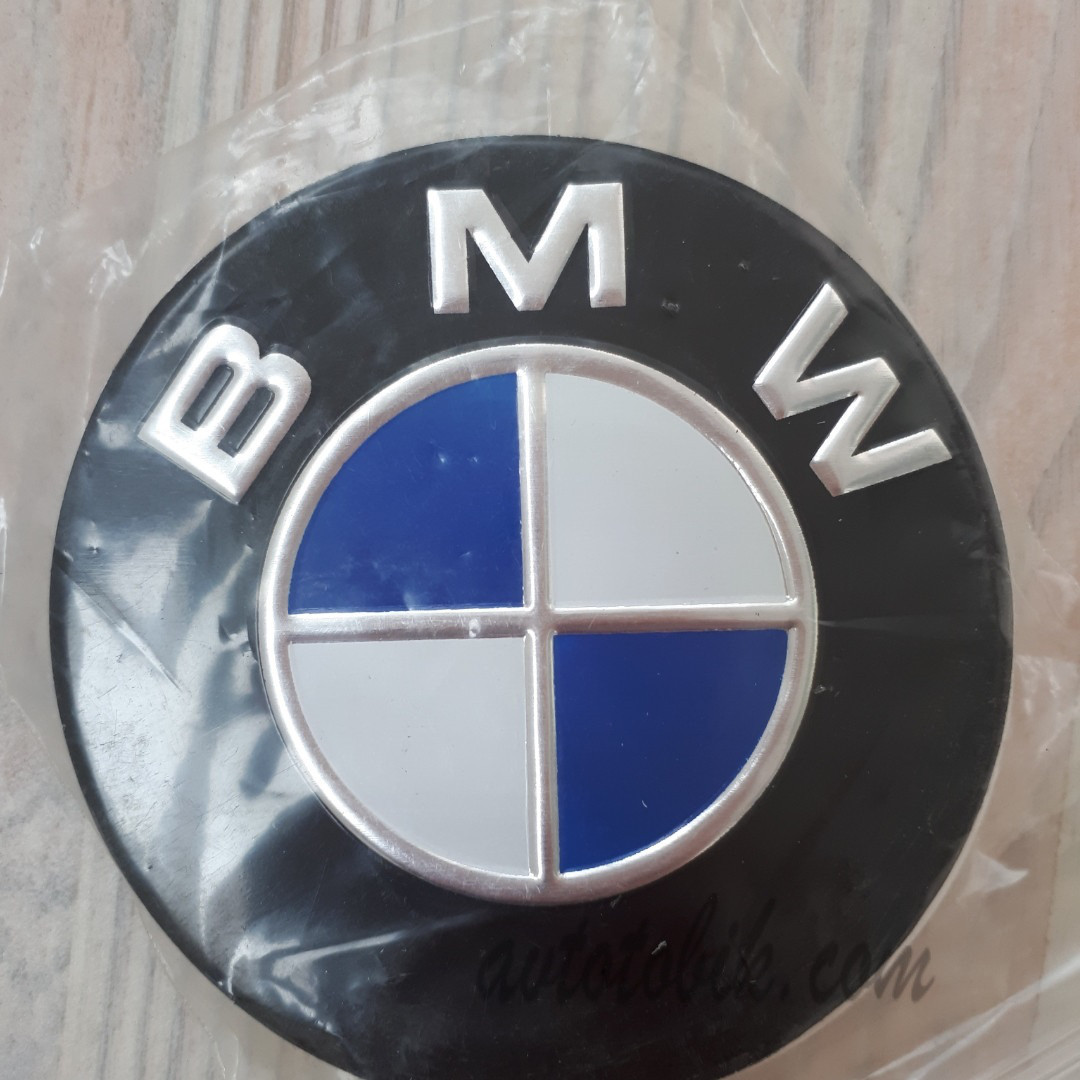 Наклейка емблема на ковпаки BMW 90 мм (4 шт.)