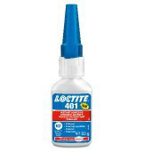 LOCTITE 401(20 мл) цианоакрилатный клей загального призначення, низькій в'язкості для шкіри, пластиків, гуми,