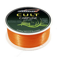 Леска 0.28 мм 6.8 кг 1000 метров Climax Cult Carp orange